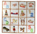 Quilt with Old Toys embroidery and free wooden toys embroidery designs.
Author: Denise May Australia Brisbane 